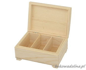 Kuferek duży 3 przegródki