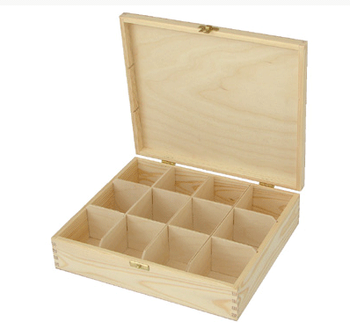 Pudełko na herbatę - HERBACIARKA - 12 przegródek - zapięcie