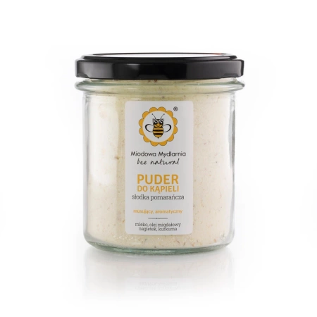 Puder do kąpieli - SŁODKA POMARAŃCZA - Miodowa Mydlarnia