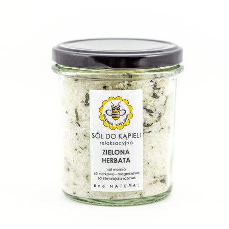 Sól do kąpieli - ZIELONA HERBATA - Miodowa Mydlarnia