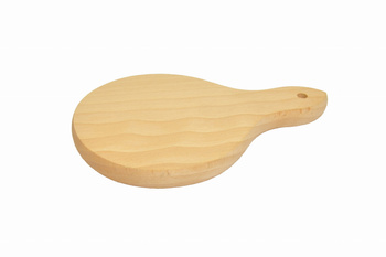 Deska deseczka cebulka bukowa z rączką podstawka pod kubek