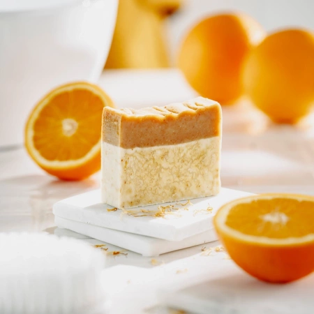 Naturalne mydło NAGIETEK W SŁODKIEJ POMARAŃCZY - Miodowa Mydlarnia