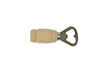 Otwieracz do butelek, drewniany z rączką MAŁY 9 cm
