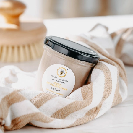 Masło do twarzy i ciała - UTULENIE - Miodowa Mydlarnia