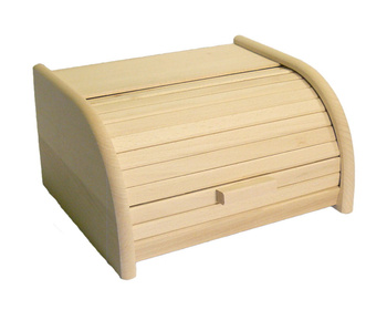 Chlebak drewniany MAŁY bezbarwny lakierowany