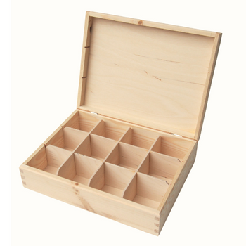 Pudełko na herbatę - HERBACIARKA - 12 przegródek