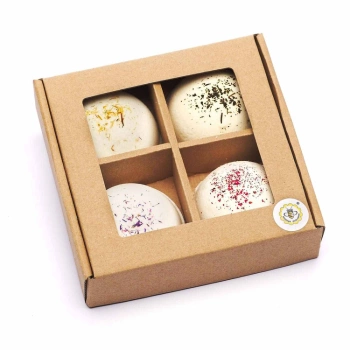 Zestaw prezentowy - OWOCOWE KULE DO KĄPIELI - Miodowa Mydlarnia