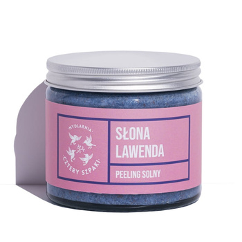 Solny peeling do ciała SŁONA LAWENDA - Mydlarnia Cztery Szpaki