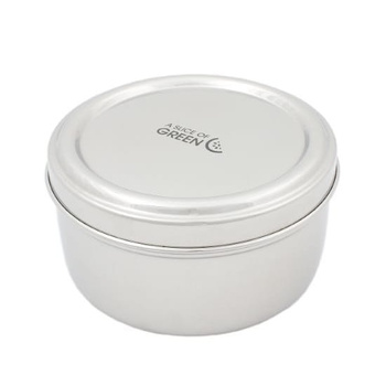 Okrągły pojemnik na żywność - DWUPOZIOMOWY - Panipat - Slice of Green