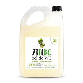 Żel do WC - zapach jaśminu i kwiatu pomarańczy - EKO REFILL 5L - ZIELKO (Sylveco)