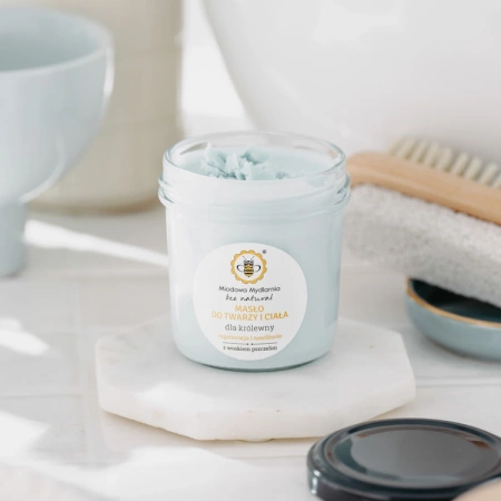 Masło do twarzy i ciała - DLA KRÓLEWNY - Miodowa Mydlarnia