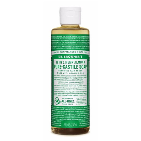 Wielofunkcyjne mydło w płynie 18w1 MIGDAŁOWE 240 ml - Dr. Bronner's