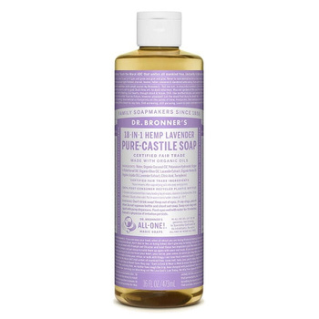 Wielofunkcyjne mydło w płynie 18w1 LAWENDOWE 475 ml - Dr. Bronner's