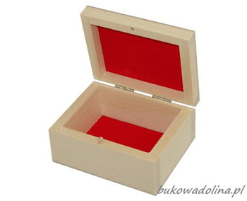 Kasetka wykładana flokiem  do zdobienia pudełko 10x8cm