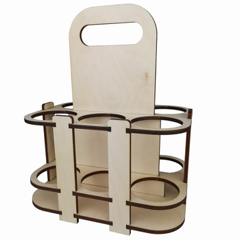 Nosidełko na 6 butelek STM sklejka