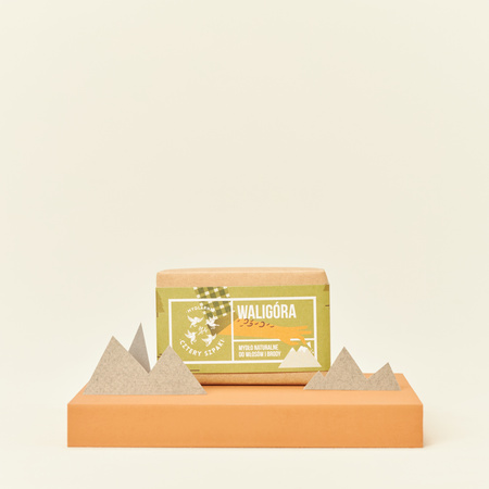 Mydło WALIGÓRA - męskie mydło do WŁOSÓW I BRODY - Mydlarnia Cztery Szpaki