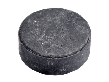 Szampon w kostce dla mężczyzn - MIODOWO-WĘGLOWY - uzupełnienie - Miodowa Mydlarnia