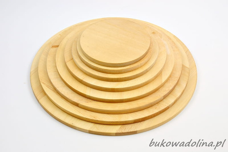 Deska do krojenia okrągła impreg. 30cm