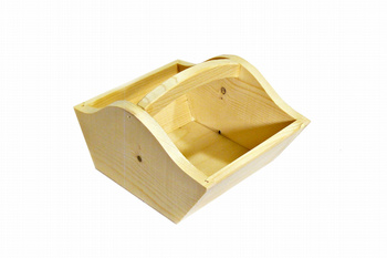 Koszyczek, pojemnik z rączką fala ŚREDNI