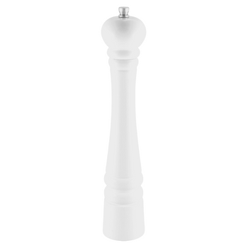 Drewniany KLASYCZNY młynek do przypraw - 32 cm - BIAŁY