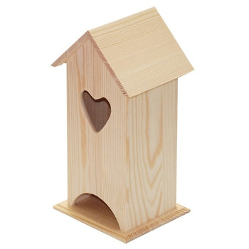 Herbaciarka DREWNIANA - domek z sercem