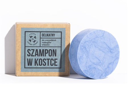 Szampon w kostce DELIKATNY - Mydlarnia Cztery Szpaki