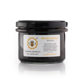 Antycellulitowy peeling kawowy do ciała - Miodowa Mydlarnia