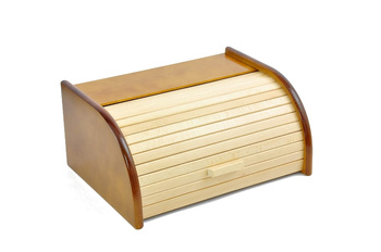 Chlebak duży MIODOWY żaluzja BUK