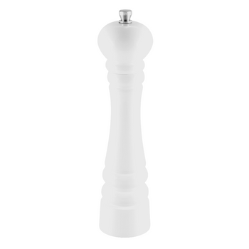 Drewniany KLASYCZNY młynek do przypraw - 24 cm - BIAŁY