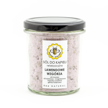 Lawendowe wzgórza - sól do kąpieli - Miodowa Mydlarnia