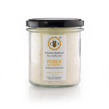 Puder do kąpieli - SŁODKA POMARAŃCZA - Miodowa Mydlarnia