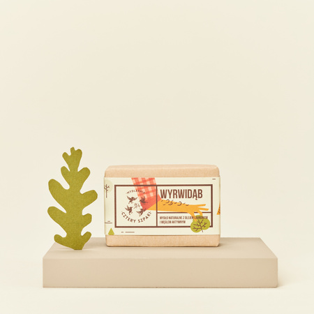 Mydło WYRWIDĄB - naturalne mydło do ciała dla mężczyzn - Mydlarnia Cztery Szpaki