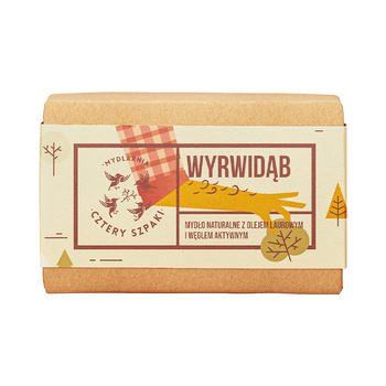 Mydło WYRWIDĄB - naturalne mydło do ciała dla mężczyzn - Mydlarnia Cztery Szpaki