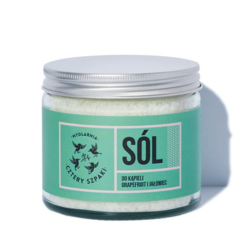 Sól do kąpieli GRAPEFRUIT i JAŁOWIEC - Mydlarnia Cztery Szpaki