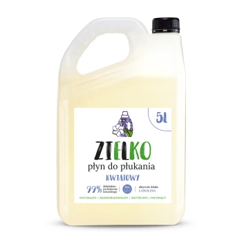 Płyn do PŁUKANIA tkanin - zapach kwiatowy - EKO REFILL 5L - ZIELKO (Sylveco)