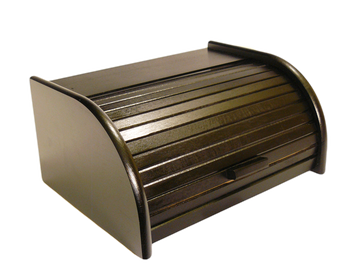 Chlebak drewniany DUŻY CZARNY BUK