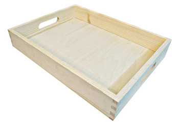 MAŁA Taca kelnerska tacka kuchenna DECOUPAGE