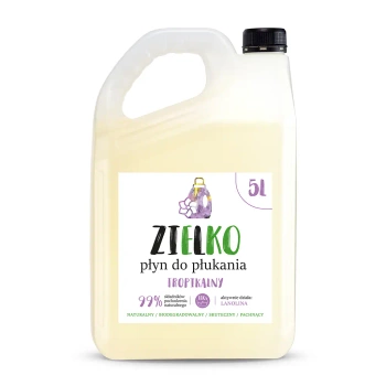 Płyn do PŁUKANIA tkanin - zapach tropikalny - EKO REFILL 5L - ZIELKO (Sylveco)