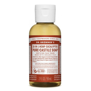 Wielofunkcyjne mydło w płynie 18w1 EUKALIPTUSOWE 60 ml - Dr. Bronner's