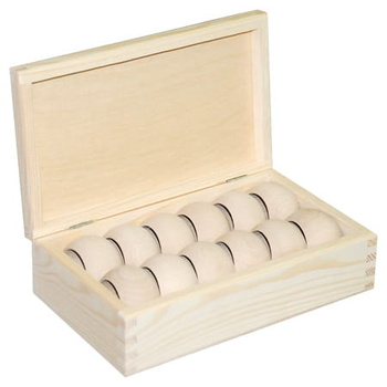 Komplet pudełko + 12szt pierścieni na serwetki