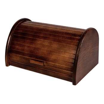 Chlebak drewniany RAINBOW - ciemny brąz - Bukowa Dolina