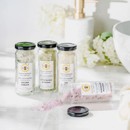 Zestaw prezentowy - NATURALNE SOLE DO KĄPIELI - Miodowa Mydlarnia