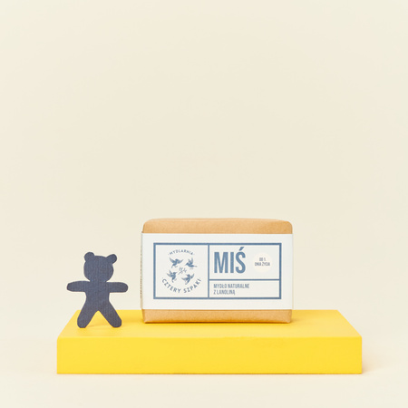 Delikatne mydło MIŚ - Mydlarnia Cztery Szpaki