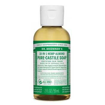 Wielofunkcyjne mydło w płynie 18w1 MIGDAŁOWE 60 ml - Dr. Bronner's
