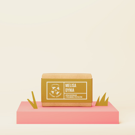 Peelingujące mydło MELISA I DYNIA - Mydlarnia Cztery Szpaki