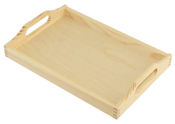 Taca prostokątna duża 50x30cm do zdobieania DECOUPAGE