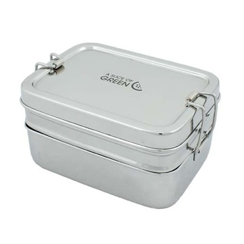 Pojemnik na żywność - DWUPOZIOMOWY + MIMI POJEMNIK - Panna - Slice of Green